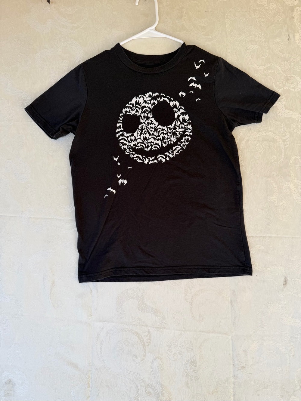 Disney Black Tee with Jack Skellington with bats